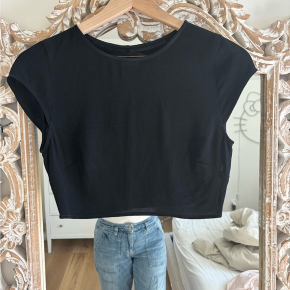 Reformation Scout cropped blouse ONLY - Picture 3 of 4